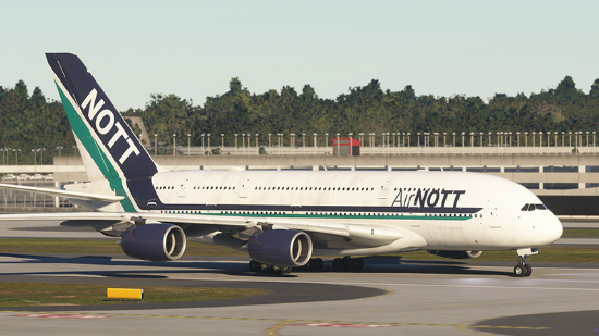 FlyByWire A380X AirNOTT Livery